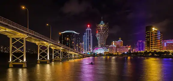 Macau soos gesien vanaf Lago Nam Van