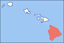 Location in the state of Hawaii