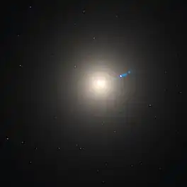 Messier 87 soos afgeneem deur die Hubble-ruimteteleskoop.