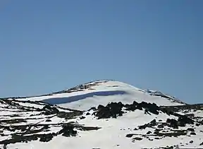 Mount Kosciuszko soos vanaf die ooste gesien