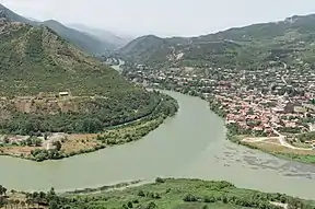 Die Koera in Mtskheta, Georgië.