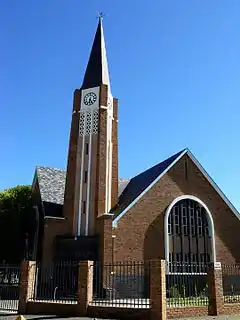 Die gebou van die NG gemeente Gamka-Oos op Beaufort-Wes.