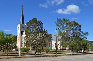 Syaansig van die NG kerk op Steytlerville.