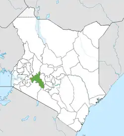 Die Nakuru County in Kenia.