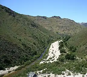 Die Olifantsrivier vloei deur die Sederberg 'n paar kilometer vanaf Citrusdal.