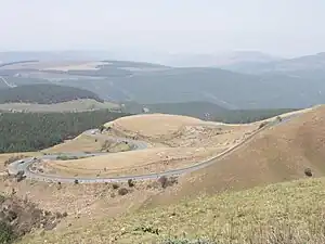 ’n Beeld van die betrokke bergpas.