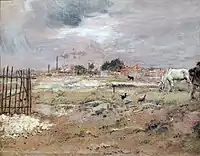 Jean-François Raffaëlli, Buitewyke van Parys, 1880's