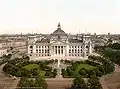 Die Reichstag in Berlyn ca. 1894, met 'n vierkantige tamboer