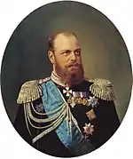 Alexander III van Rusland met ’n volbaard.