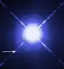 Star Sirius A with white dwarf companion Sirius B