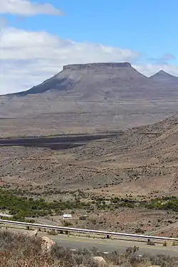 ’n Beeld van die betrokke bergpas.