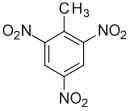 Struktuurformule van Trinitrotolueen