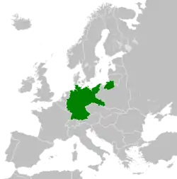 Ligging of Duitsland