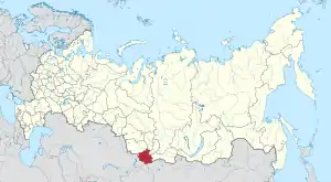 Алтай Республика на карте