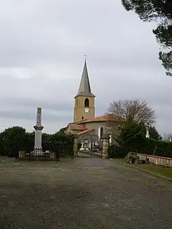 Anvista d'a ilesia de Senta Aurensa e Casaus