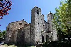 O santuario de Santa María de Bruís, en o termín municipal de Palo