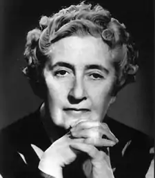 L'escritora Agatha Christie.