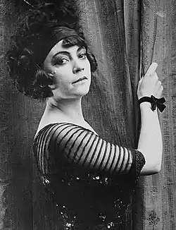 L'actriz Asta Nielsen en una fotografía de 1911.