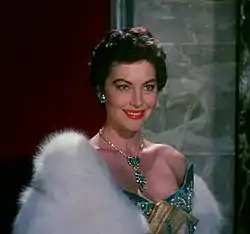 L'actriz estausunidense Ava Gardner, en una escena d'a cinta The Barefoot Contessa (1954).