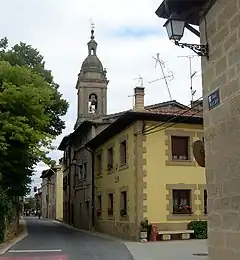 Anvista de Berantevilla con a suya ilesia