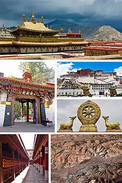 Anvistas de Lhasa.