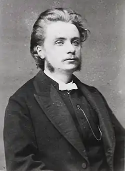 O compositor y pianista noruego Edvard Grieg, en una imachen de ca. 1886.