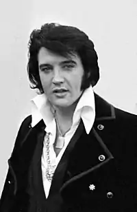 O cantaire estausunidense Elvis Presley, en una imachen de 1970.