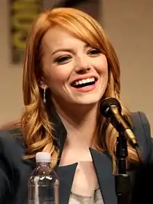 L'actriz estausunidense Emma Stone, en una imachen de 2012.