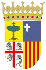Escudo de  Aragón