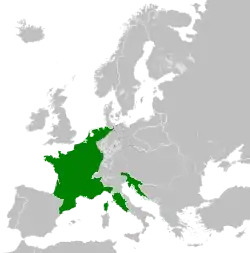 Situación de Primer Imperio Francés