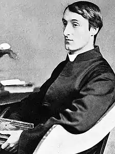 O poeta britanico Gerard Manley Hopkins.