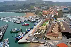 Anvista d'o puerto de Getaria