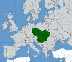 Situación de Moravia la Gran