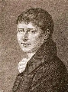 O escritor alemán Heinrich von Kleist.