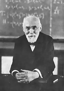 O fisico nerlandés Hendrik Antoon Lorentz.