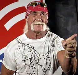 O luitador estausunidense Hulk Hogan.