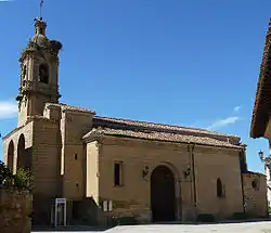 A ilesia parroquial de Sant Esteban en Herramélluri