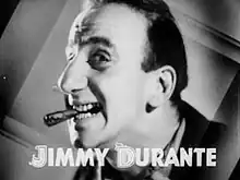 Jimmy Durante en a cinta Broadway to Hollywood (1933).