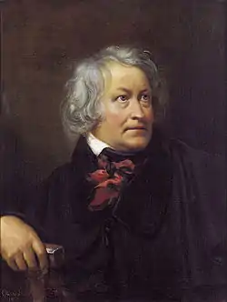 Retrato de Bertel Thorvaldsen, en un cuadro d'Orest Kiprensky.