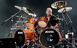 Lars Ulrich en Londres, 15 de setiembre de 2008.