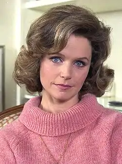 L'actriz estausunidense Lee Remick, en una imachen de 1974.