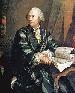 Retrato de Leonhard Euler.