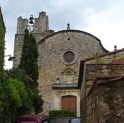 Frontera d'o monesterio de Santa María d'Ullà