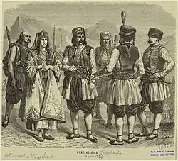 Montenegrins en 1869