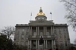 O Capitolio de Nueva Hampshire en Concord