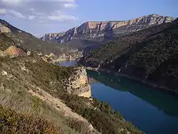 Entibo de Camarasa en a Noguera Pallaresa, en Camarasa, en a comarca de la Noguera