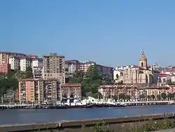 Anvista de Portugalete dende a suya ría