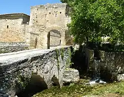 Puerta sud d'a muralla de Santo Domingo de Silos