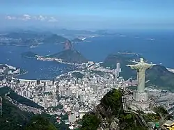 Anvista aeria de Rio de Janeiro