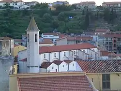 Anvista d'a ilesia de Sant Bartolomeu d'Ossi